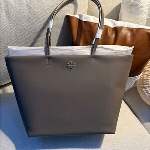 Tory Burch Gray Tote Bag